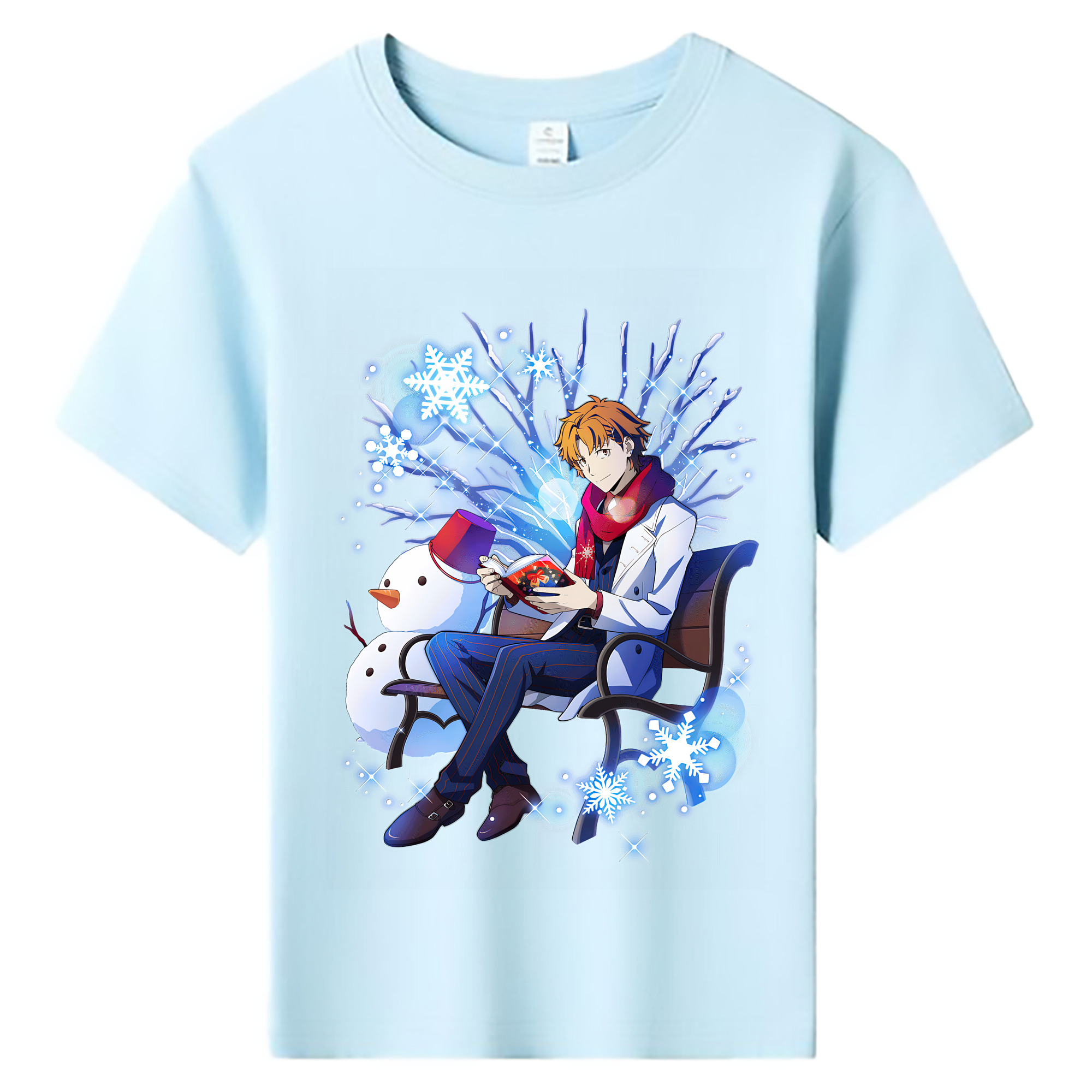 （画像用） 文豪ストレイドッグス Bungo Stray Dogs 綿100％キッズTシャツ（フロントプリント）